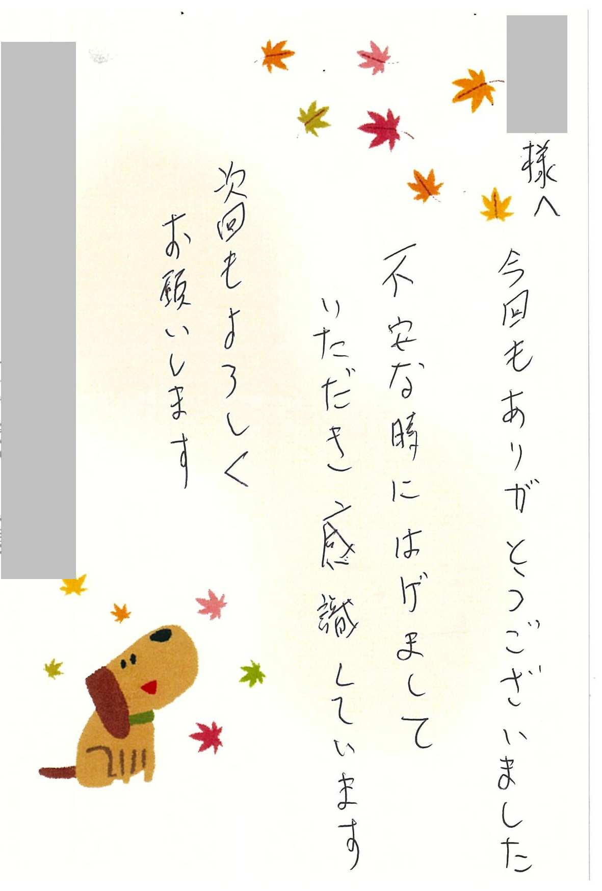 お客様からのお手紙268　日光市N様の障害年金